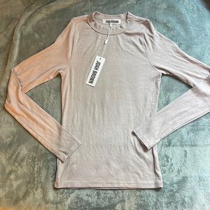 COPY - NWT Joah brown lilac long sleeve size SM